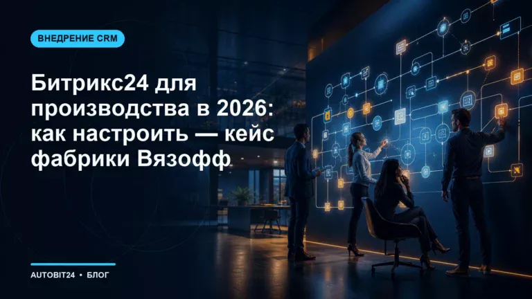 Битрикс24 для производства в 2026: как настроить — кейс фабрики Вязофф