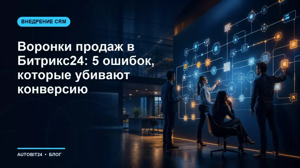 Воронки продаж в Битрикс24: 5 ошибок, которые убивают конверсию