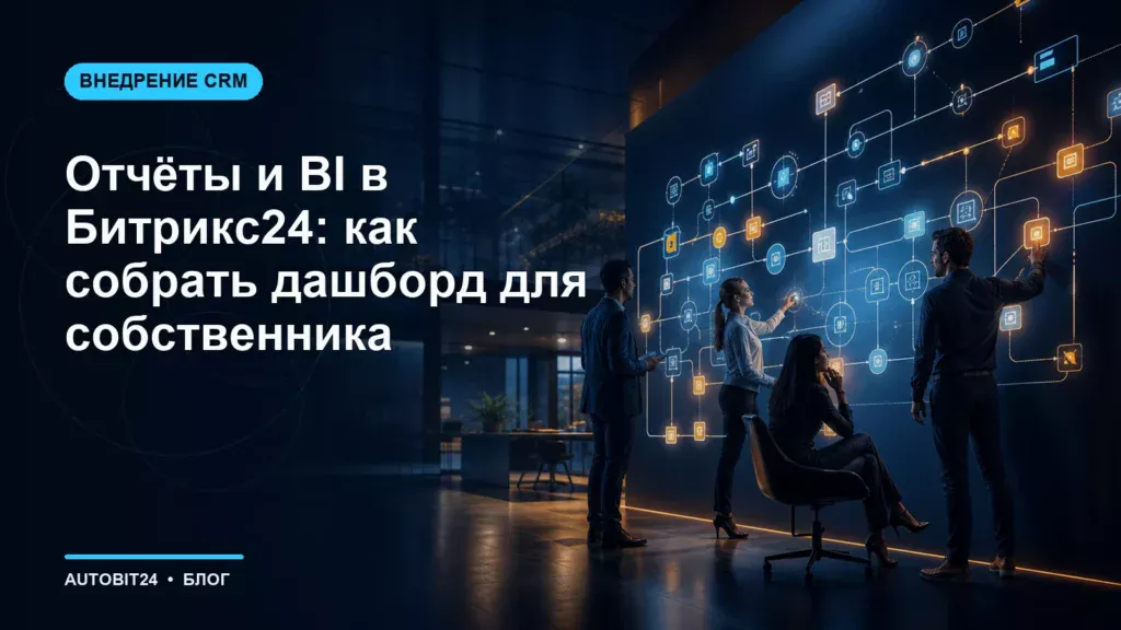 Отчёты и BI в Битрикс24: как собрать дашборд для собственника