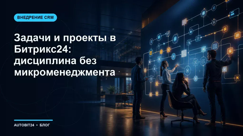 Задачи и проекты в Битрикс24: дисциплина без микроменеджмента