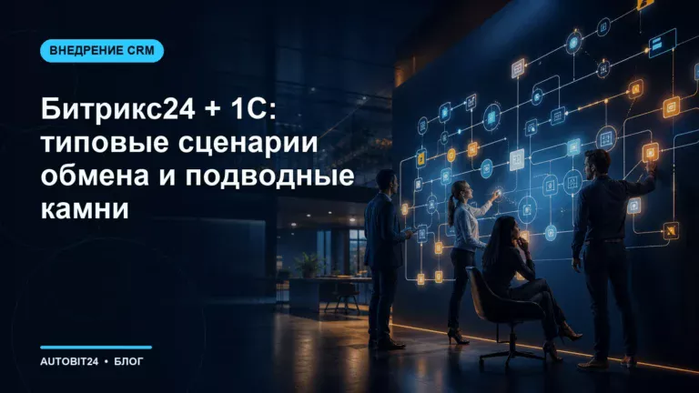 Битрикс24 + 1С: типовые сценарии обмена и подводные камни