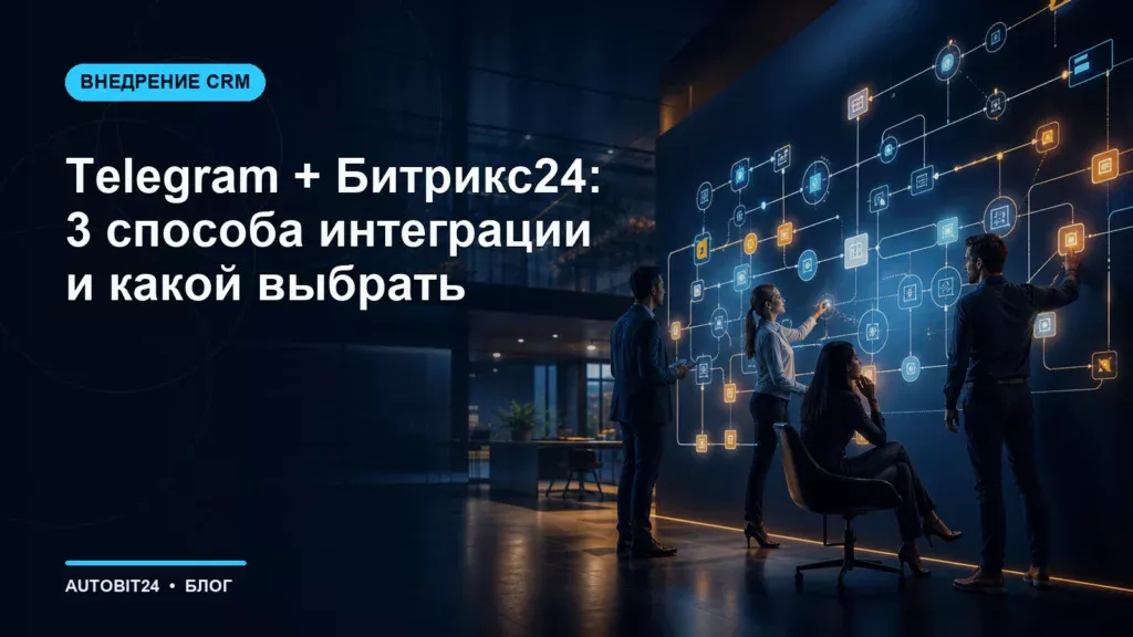 Telegram + Битрикс24: 3 способа интеграции и какой выбрать