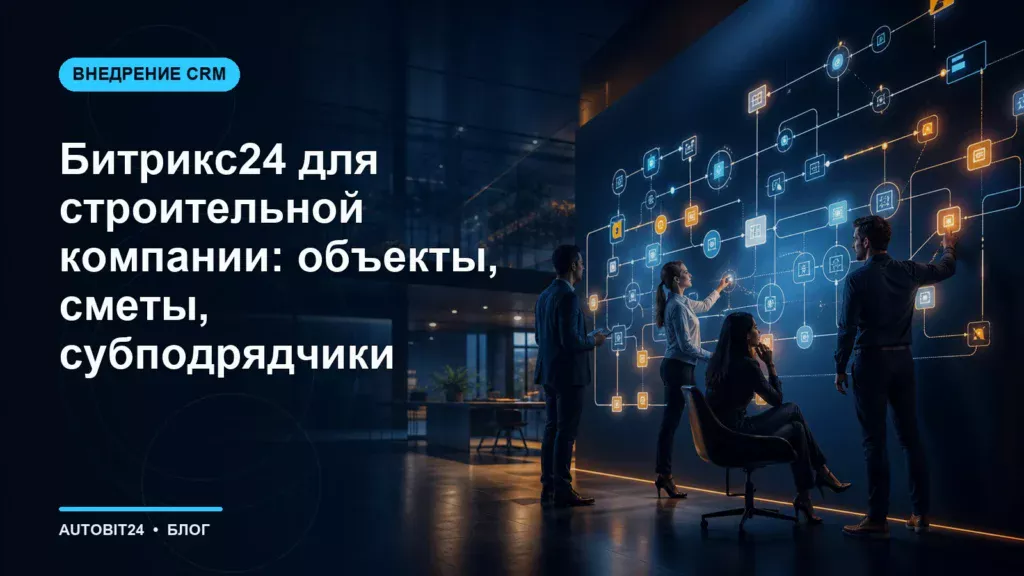 Битрикс24 для строительной компании: объекты, сметы, субподрядчики