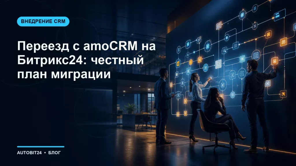Переезд с amoCRM на Битрикс24: честный план миграции