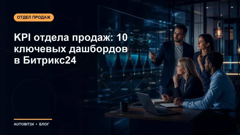 KPI отдела продаж: 10 ключевых дашбордов в Битрикс24