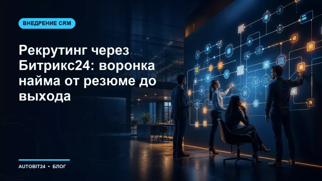 Рекрутинг через Битрикс24: воронка найма от резюме до выхода