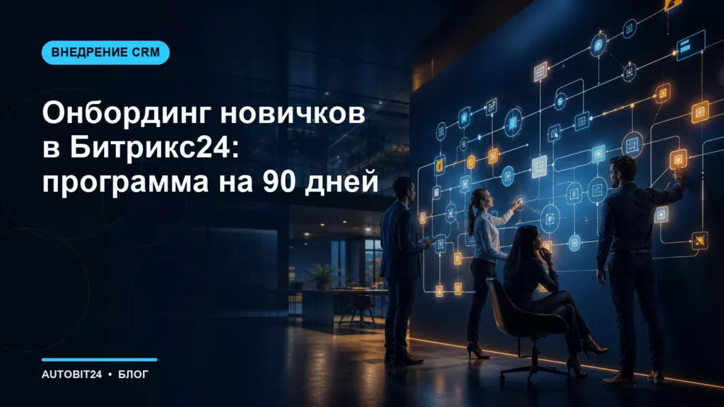 Онбординг новичков в Битрикс24: программа на 90 дней