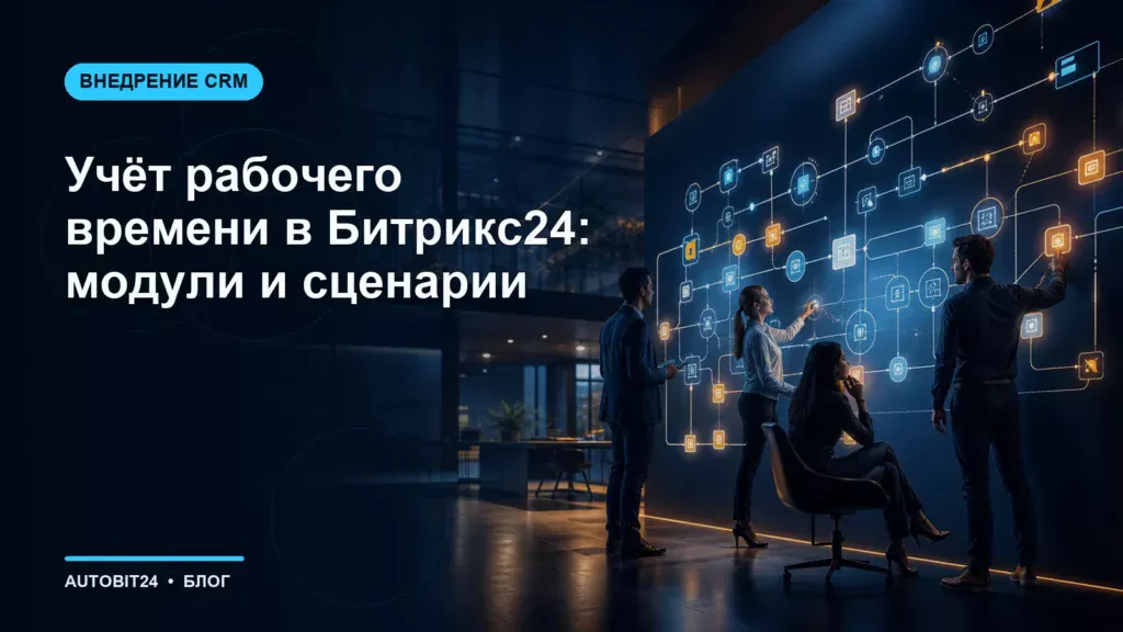Учёт рабочего времени в Битрикс24: модули и сценарии