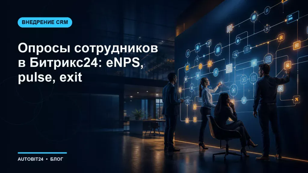 Опросы сотрудников в Битрикс24: eNPS, pulse, exit