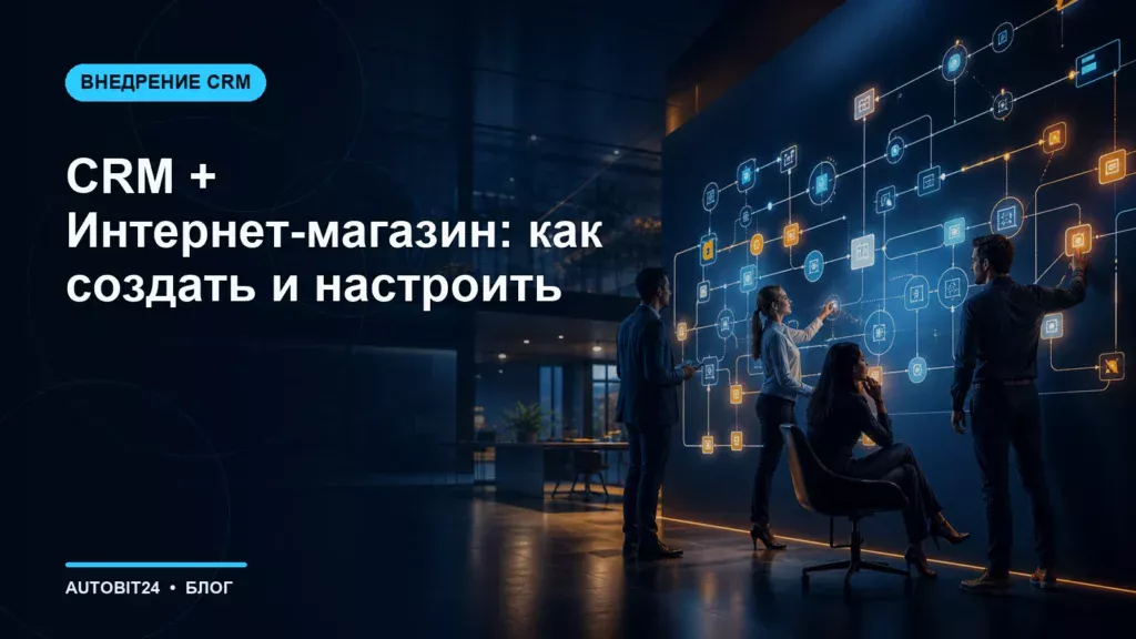 CRM + Интернет-магазин: как создать и настроить