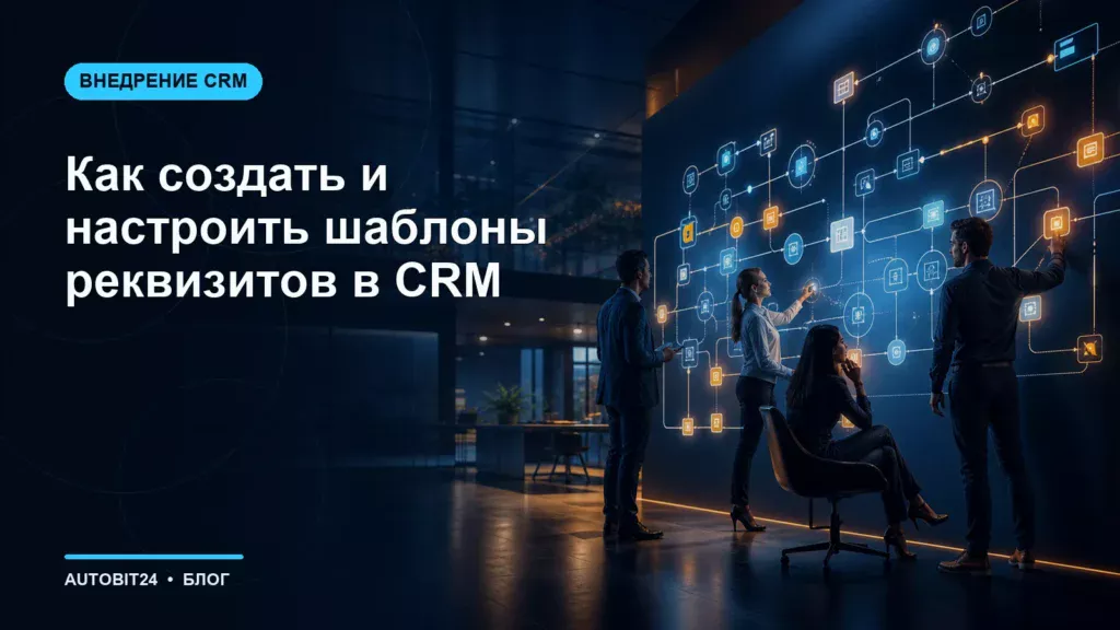 Как создать и настроить шаблоны реквизитов в CRM
