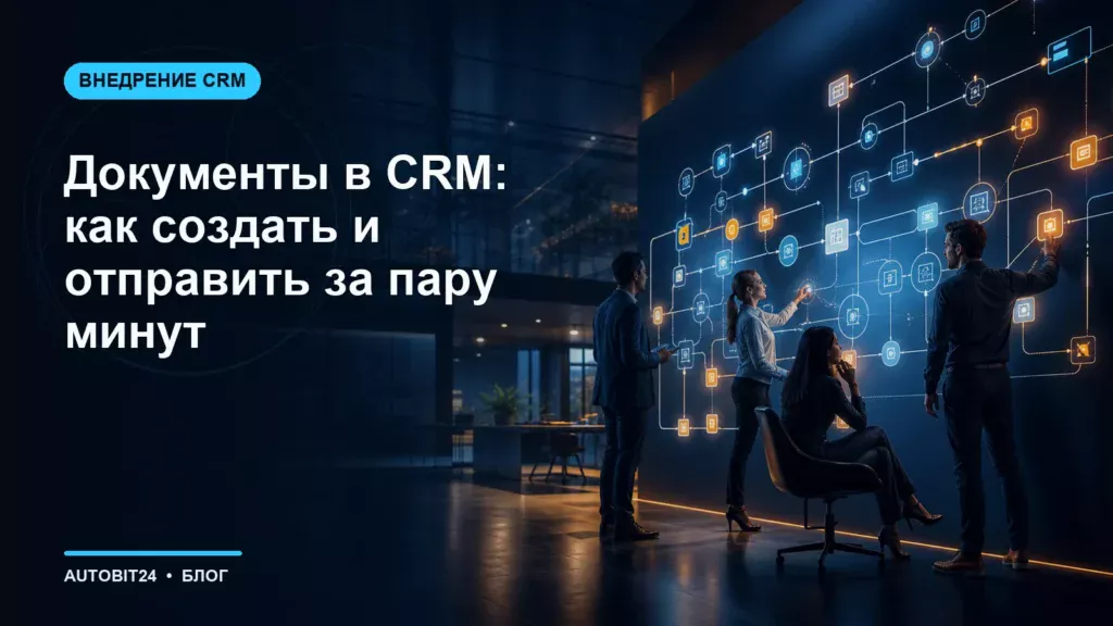 Документы в CRM: как создать и отправить за пару минут