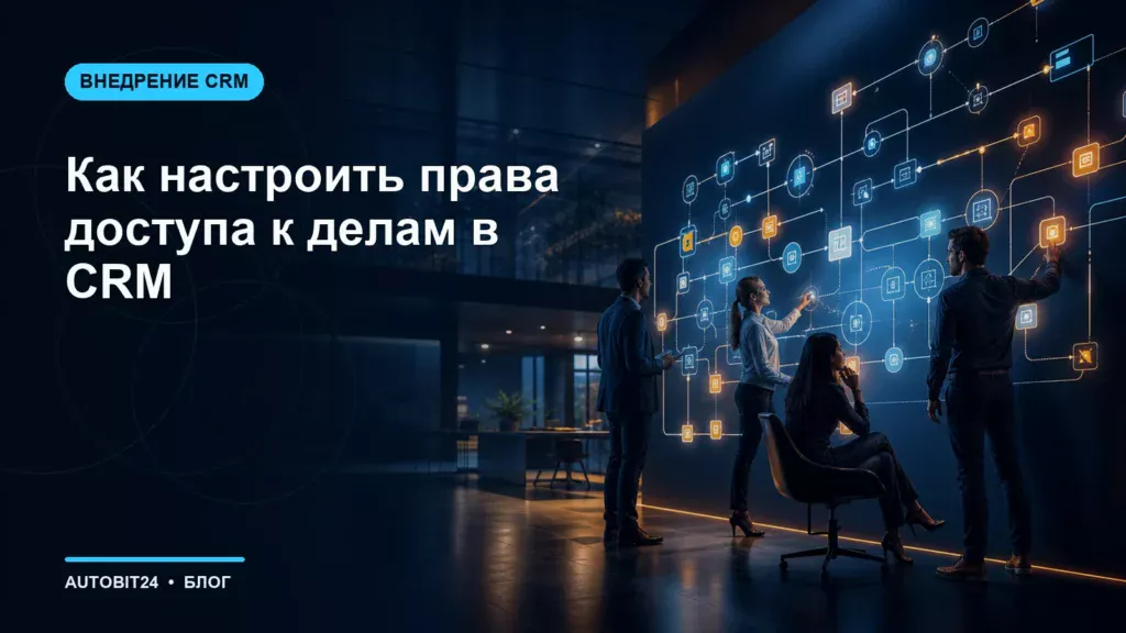 Как настроить права доступа к делам в CRM