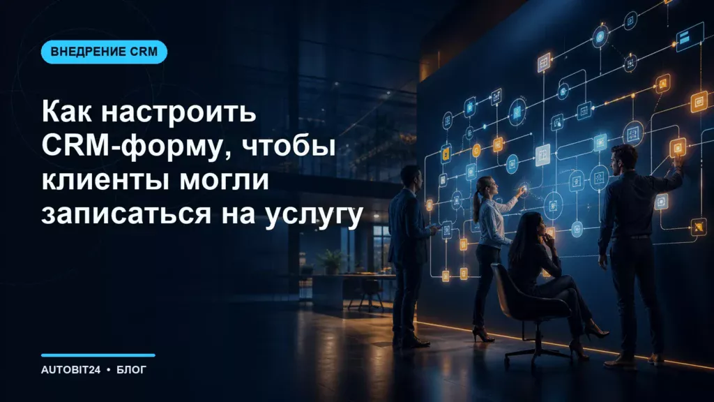 Как настроить CRM-форму, чтобы клиенты могли записаться на услугу