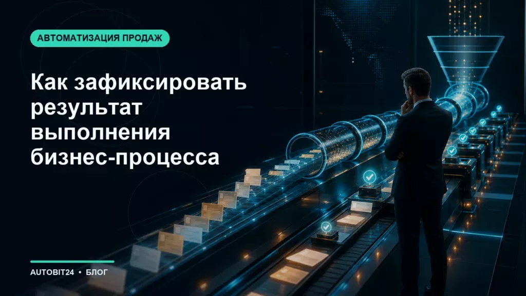 Как зафиксировать результат выполнения бизнес-процесса