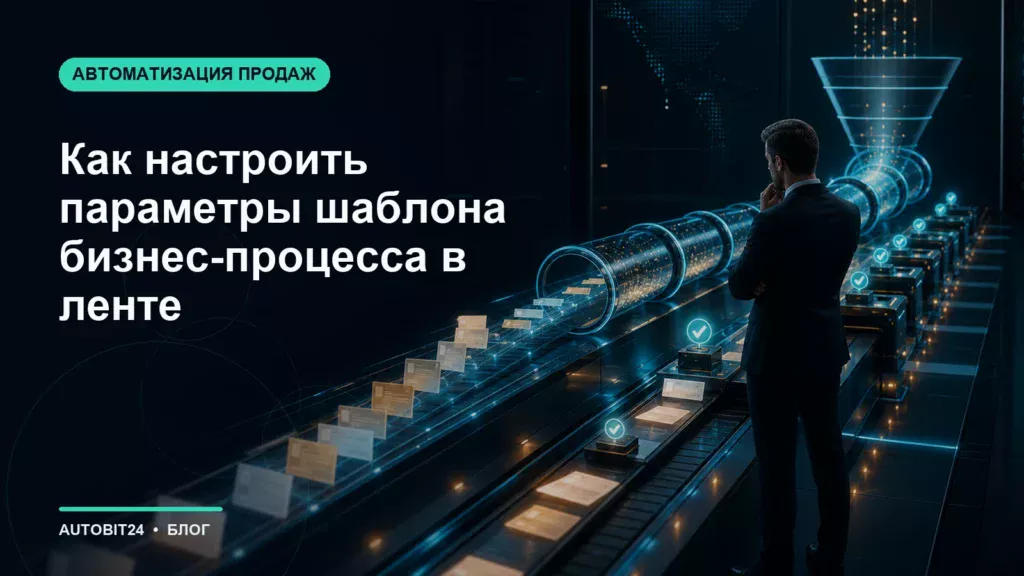 Как настроить параметры шаблона бизнес-процесса в ленте