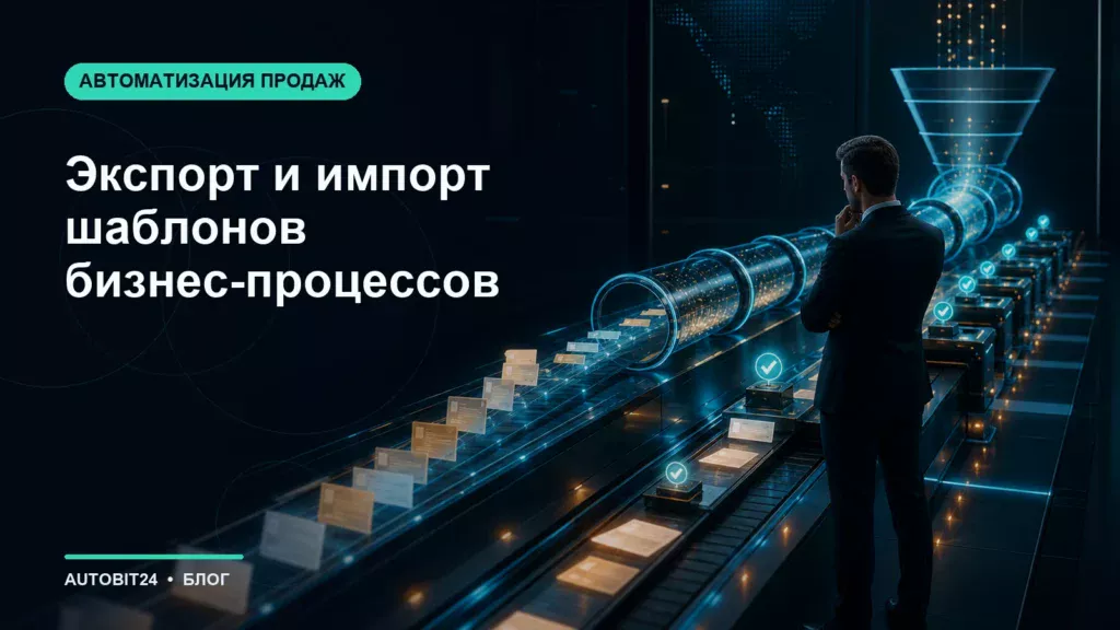 Экспорт и импорт шаблонов бизнес-процессов