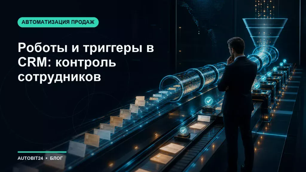 Роботы и триггеры в CRM: контроль сотрудников