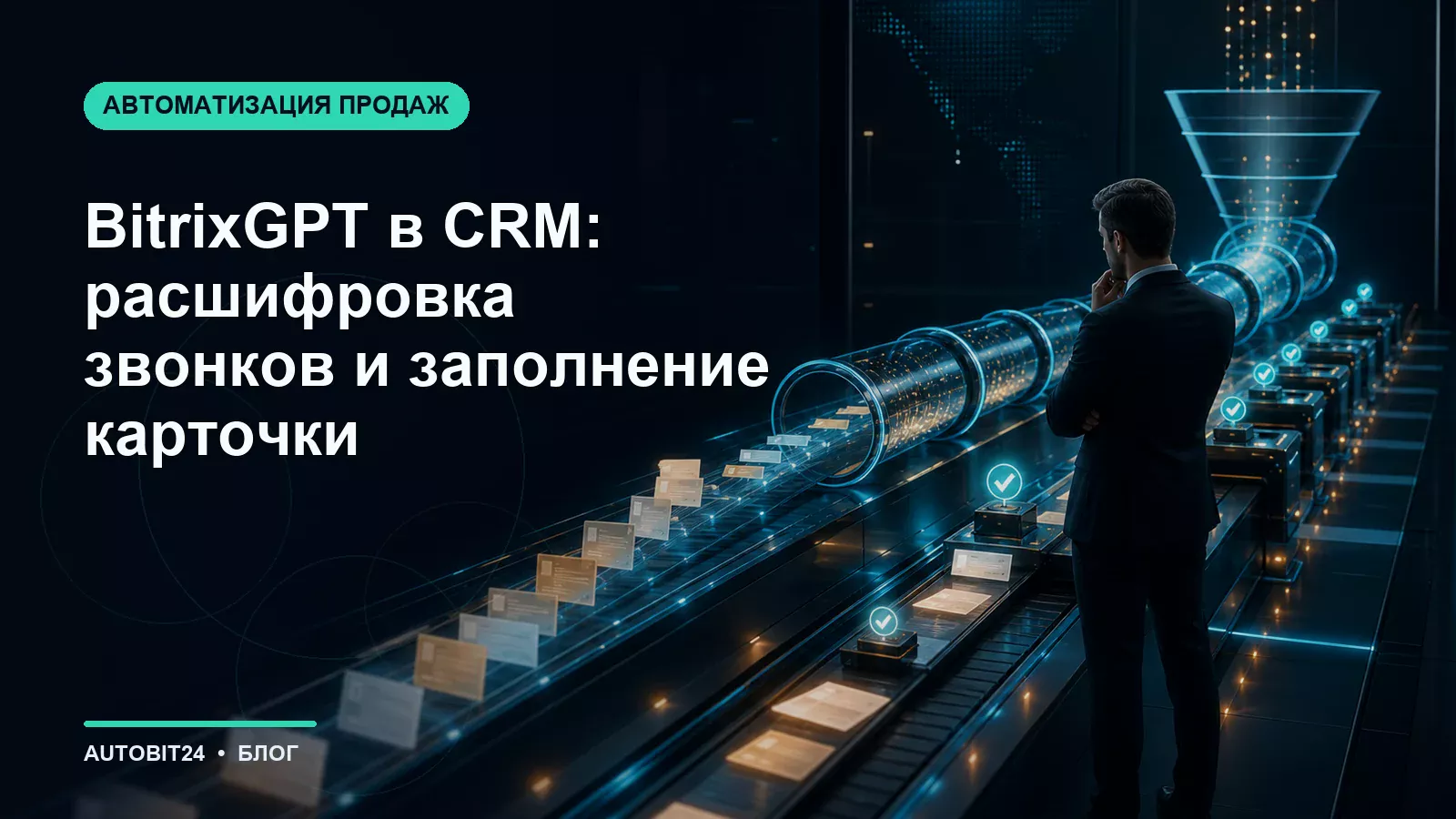 BitrixGPT в CRM: расшифровка звонков и заполнение карточки