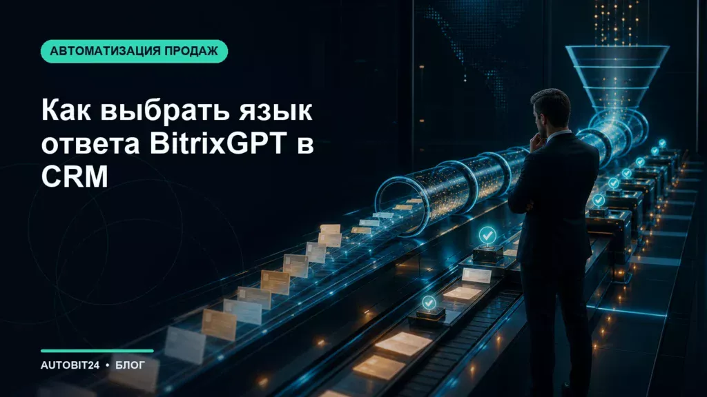 Как выбрать язык ответа BitrixGPT в CRM