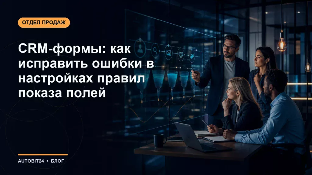 CRM-формы: как исправить ошибки в настройках правил показа полей
