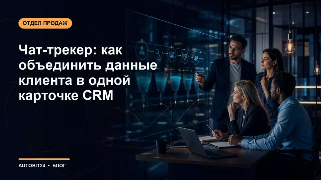 Чат-трекер: как объединить данные клиента в одной карточке CRM
