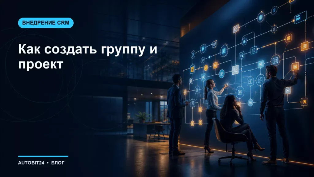 Как создать группу и проект
