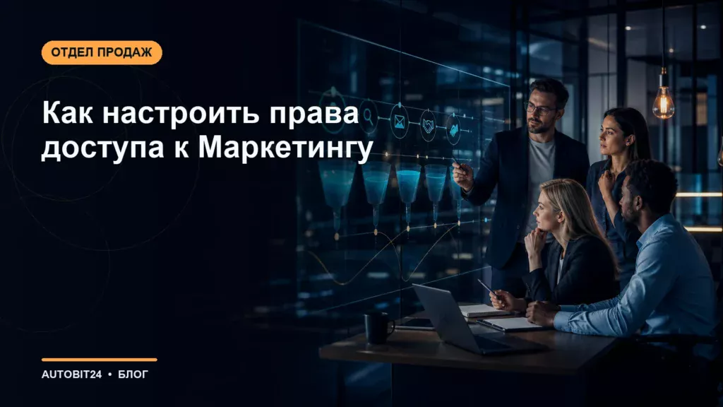 Как настроить права доступа к Маркетингу