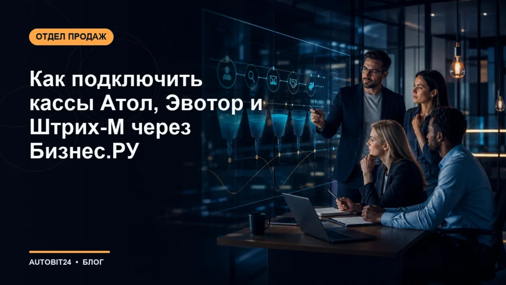 Как подключить кассы Атол, Эвотор и Штрих-М через Бизнес.РУ