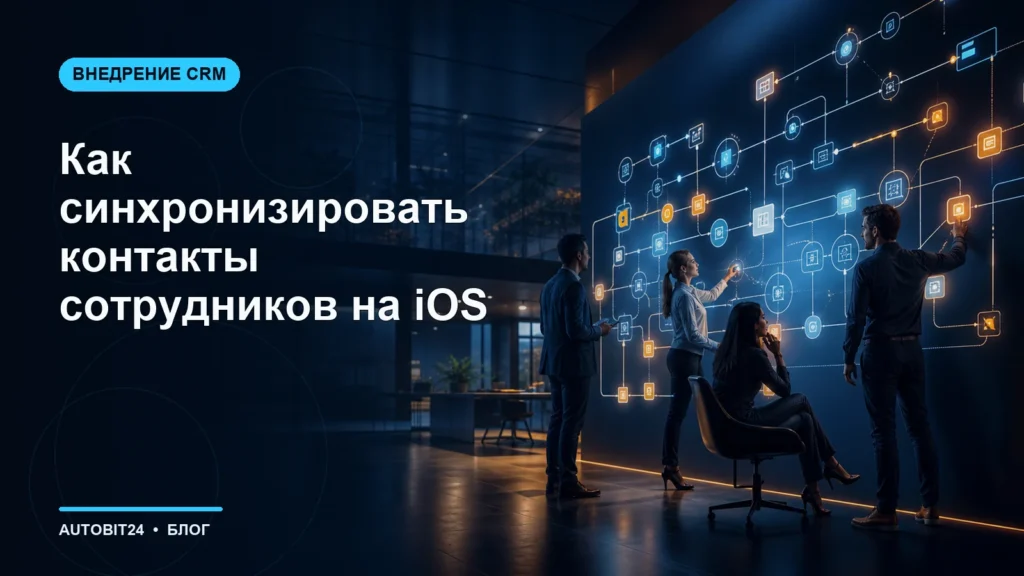 Как синхронизировать контакты сотрудников на iOS
