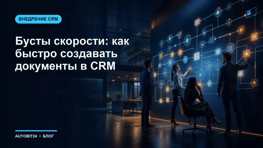 Бусты скорости: как быстро создавать документы в CRM