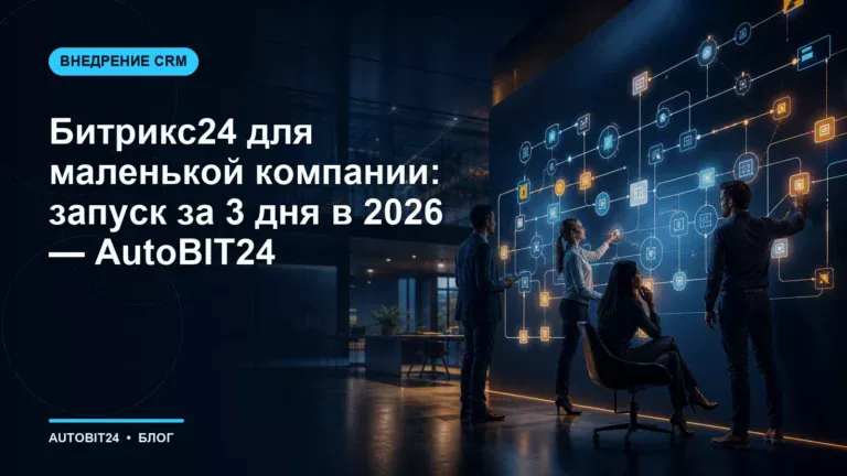 Битрикс24 для маленькой компании: запуск за 3 дня в 2026 | AutoBIT24