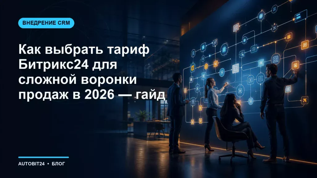Как выбрать тариф Битрикс24 для сложной воронки продаж в 2026 — гайд