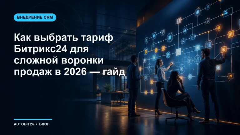 Как выбрать тариф Битрикс24 для сложной воронки продаж в 2026 — гайд
