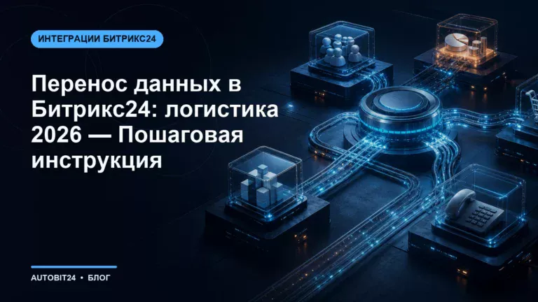 Перенос данных в Битрикс24: логистика 2026 | Пошаговая инструкция
