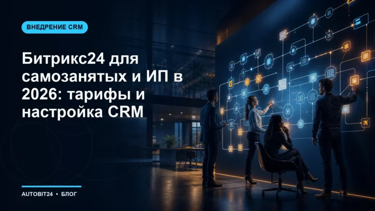 Битрикс24 для самозанятых и ИП в 2026: тарифы и настройка CRM